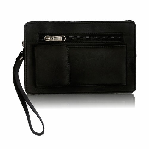 Leder handgelenktasche reise - leder,