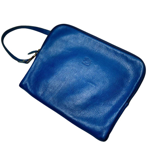 Bisonte clutch tasche - il, blau