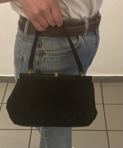 Vintagehandtasche schwarz - vintagehandtasche,